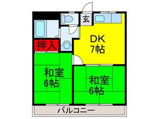 リバーサイドマンション・レオの物件間取画像